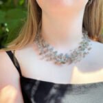 Multistrand Floating labradorite Necklace