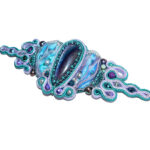 soutache fluorite bracelet