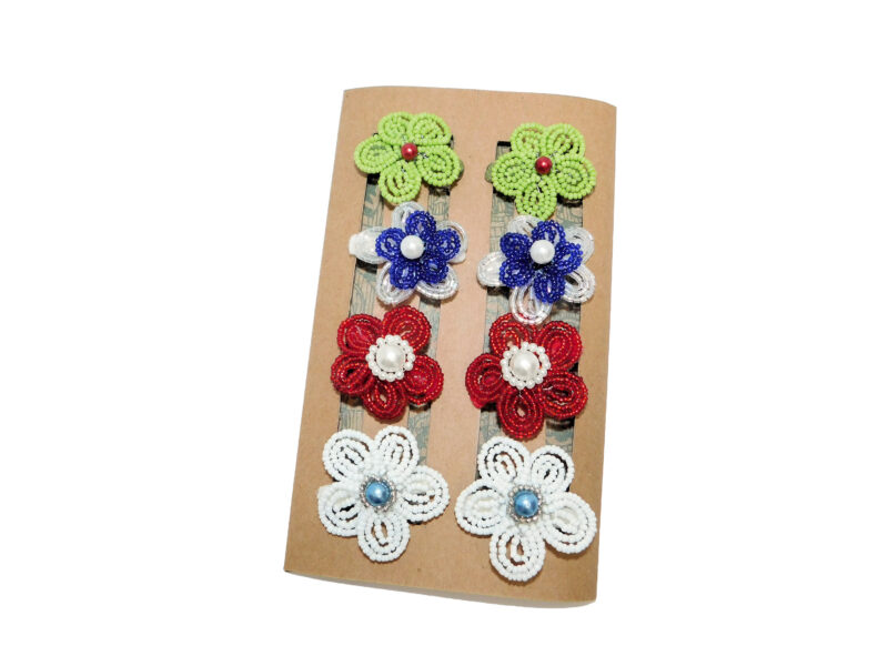 handmade flower hair clips barrette christmas birthday gift girl teen buy Canada usa free shipping