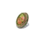 unakite large statement ring buy