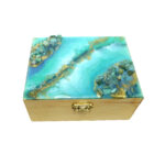 aventurine epoxy resin geode marble jewelry box organizer mirror gemstone Christmas gift interior design buy Canada usa free shipping