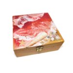 beach ocean wave epoxy resin jewelry box organizer mirror shell sea coastal gift interior design buy Canada usa free shipping