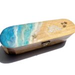 beach ocean wave jewelry box organizer mirror shell sea coastal gift interior design buy Canada usa free shipping