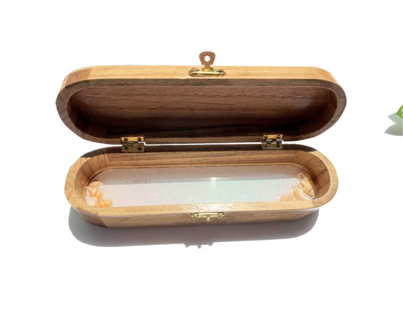 beach ocean wave jewelry box organizer mirror shell sea coastal gift interior design buy Canada usa free shipping