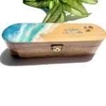 beach ocean wave jewelry box organizer mirror shell sea coastal gift christmas birthday mother wife teen girl buy Canada usa free shipping