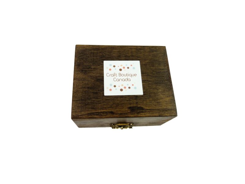 Handmade Small Ocean Wave Epoxy Resin Wooden Jewellery Box Unique Keepsake Trinket Jewelry Ring Organizer Nautical Beach Gift